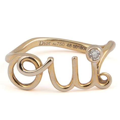 dior oui ring kaufen|Dior yes necklace.